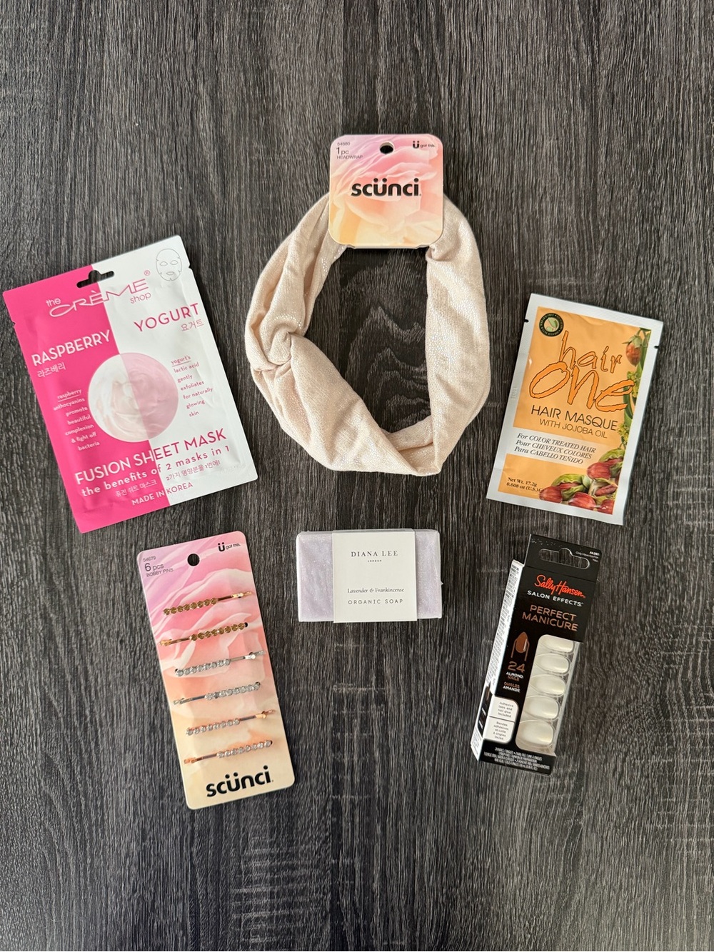 Mixed Beauty Lot: Scunci, Mask, Hair Masque, Soap, Sally Hansen Nails & MORE-NWT